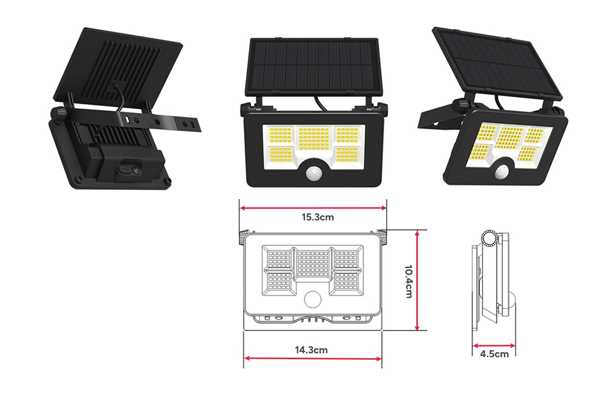 Solar Motion Security Lights (2 Pack)