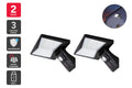 Slimline Solar Sensor Lights - 2 Pack