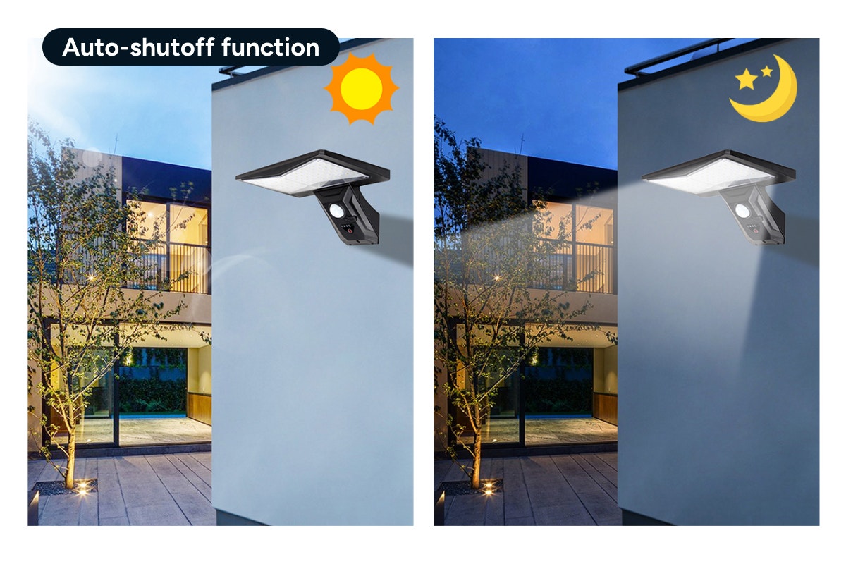 Slimline Solar Sensor Lights (2 Pack)