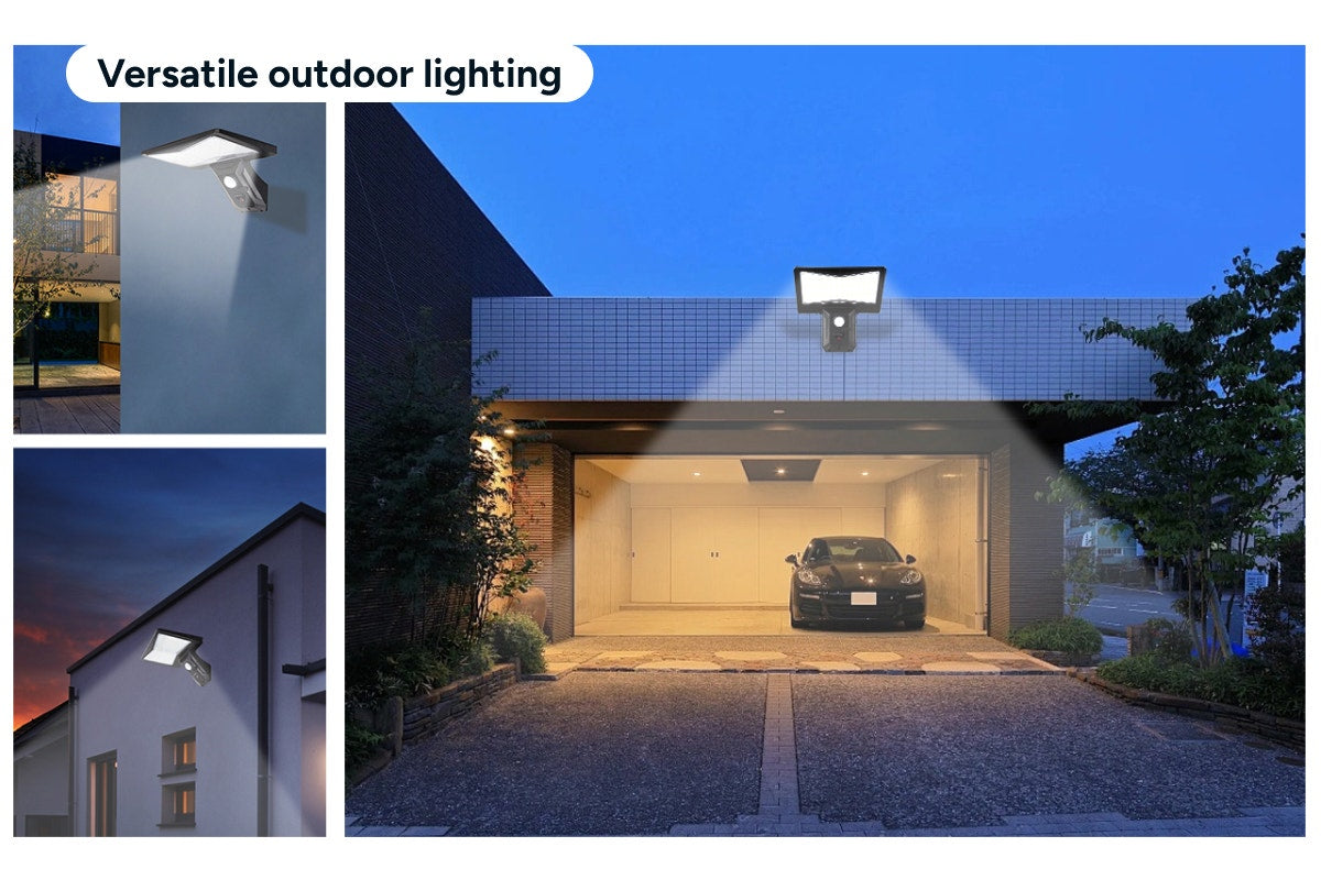 Slimline Solar Sensor Lights (2 Pack)