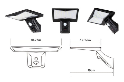 Slimline Solar Sensor Lights (2 Pack)