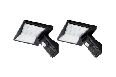 Slimline Solar Sensor Lights - 2 Pack