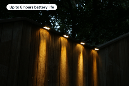 Solar LED Fence Lights (8 Pack)