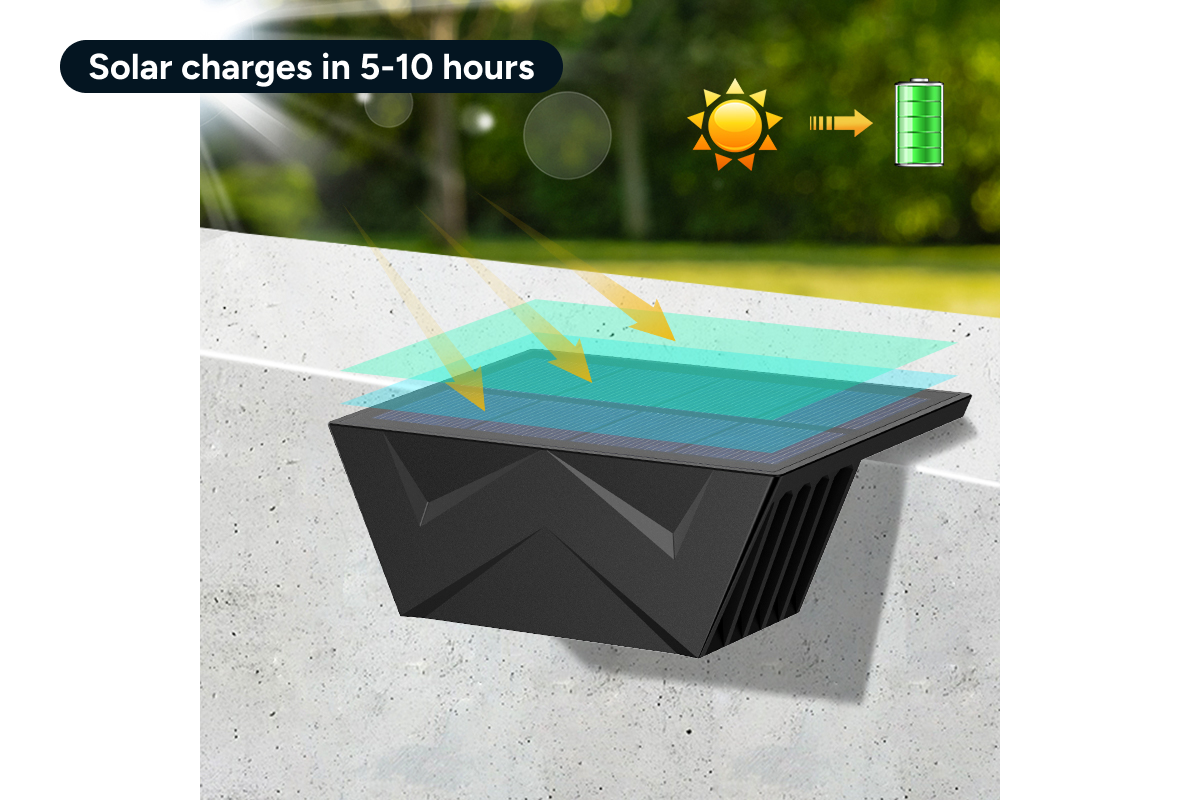 Solar LED Fence Lights (8 Pack)