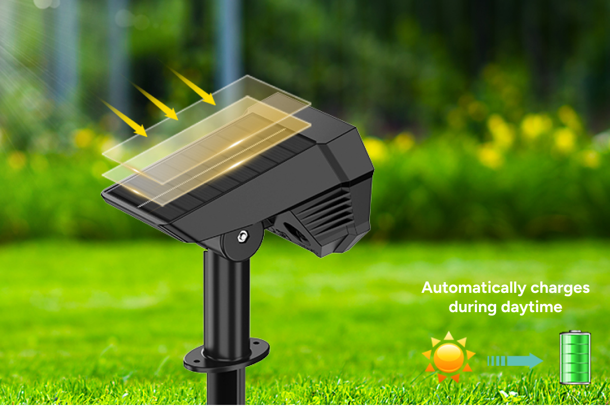 RGB Solar Garden Spot Lights (4 Pack)
