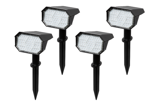 RGB Solar Garden Spot Lights (4 Pack) - Auzzistore