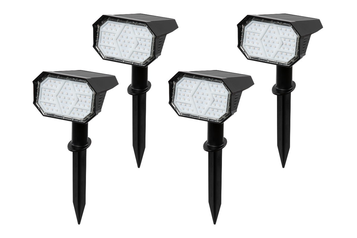 RGB Solar Garden Spot Lights (4 Pack)