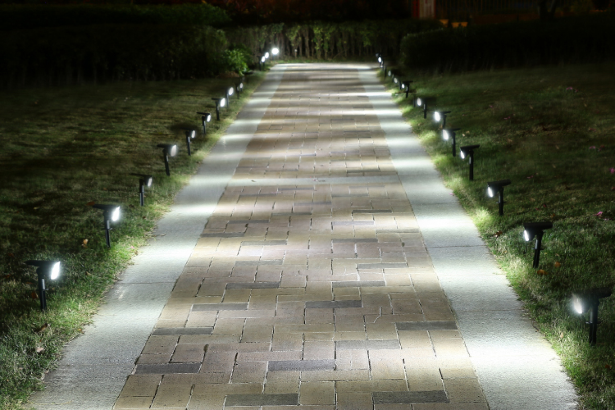 RGB Solar Garden Spot Lights (4 Pack)