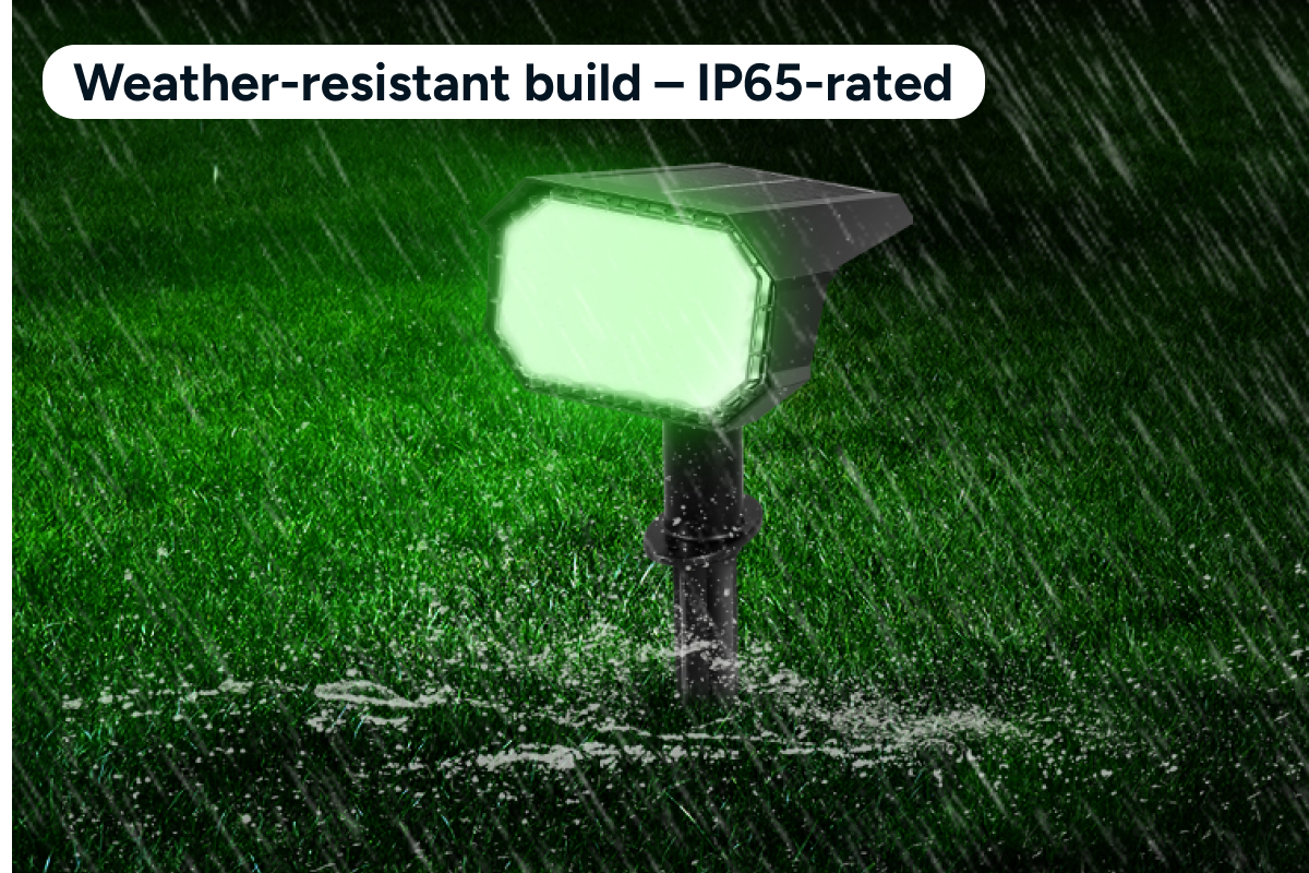RGB Solar Garden Spot Lights (4 Pack)