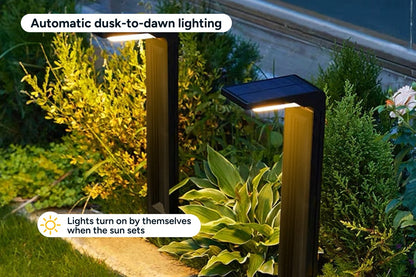 Outdoor Solar Landscape Pathway Lights (4 Pack)