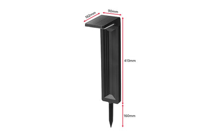 Outdoor Solar Landscape Pathway Lights (4 Pack)