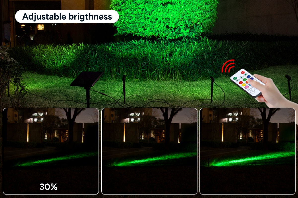 Solar Outdoor Spotlights (4 Pack)