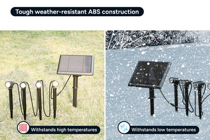 Solar Outdoor Spotlights (4 Pack)