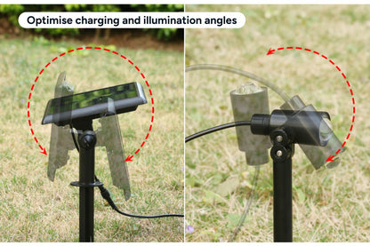 Solar Outdoor Spotlights (4 Pack)