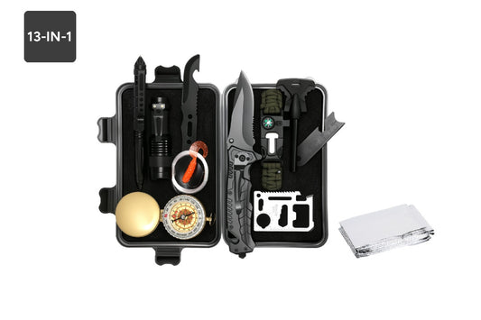 13-in-1 Tactical Survival Kit