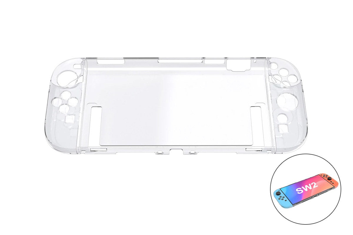 Protection Kit for Nintendo Switch 2 (Tempered Glass Screen Protector and Clear Case)