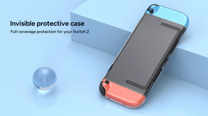 Protection Kit for Nintendo Switch 2 (Tempered Glass Screen Protector and Clear Case)