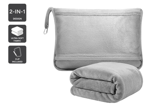 2-in-1 Travel Blanket & Pillow
