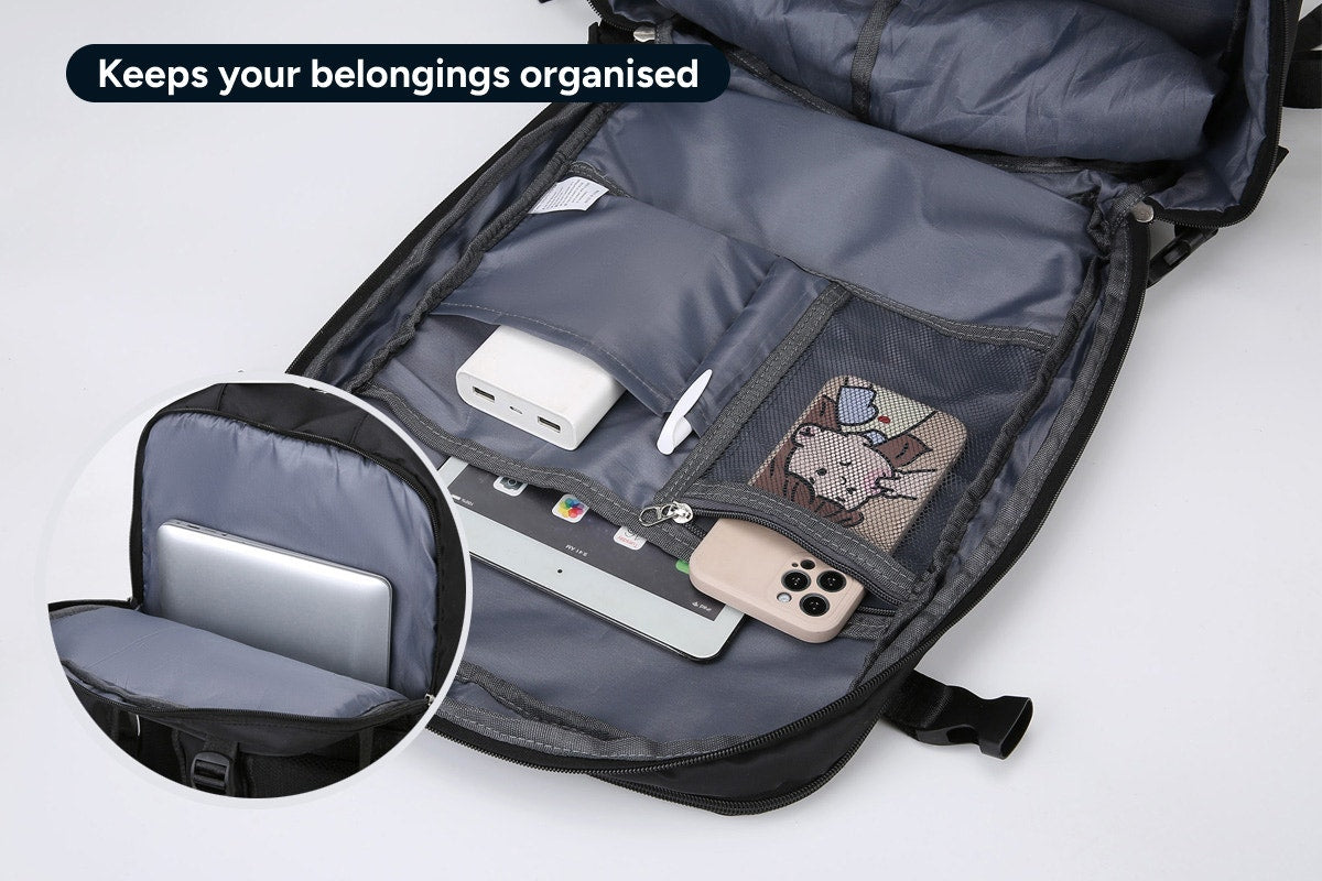 27L Travel Laptop Backpack with USB Port
