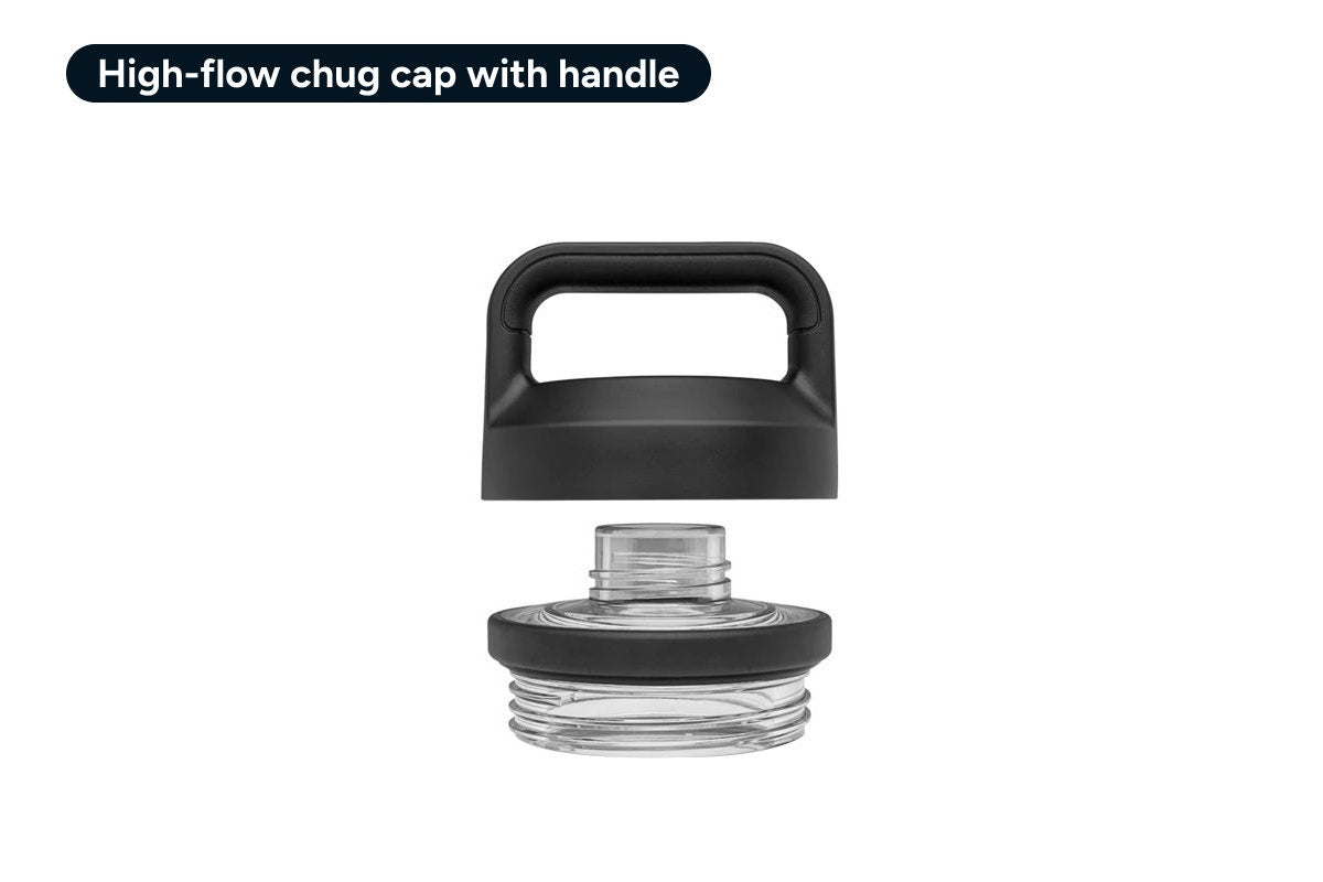 1.2L Stainless Steel Insulated Water Bottle with Chug Cap (Navy)