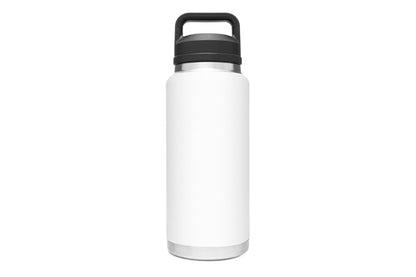 1.2L Stainless Steel Insulated Water Bottle with Chug Cap (White)