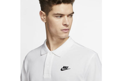Nike Men's Club Pique Matchup Polo  - White/Black
