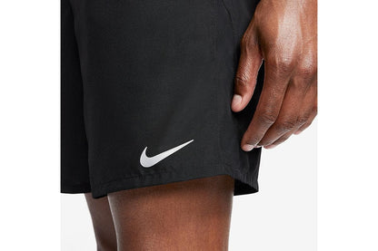 Nike Men's Dri-Fit Run Shorts Brief-Lined (Black/Reflective Silver)