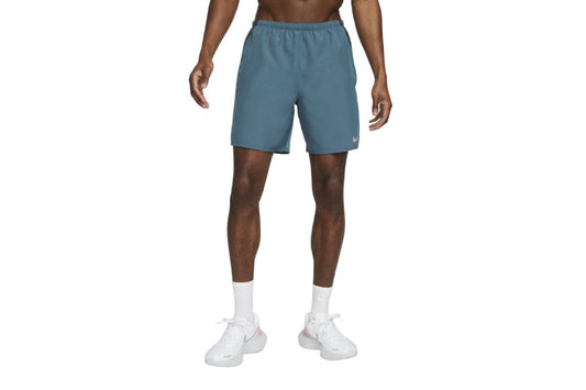 Nike Men's Dri-FIT Challenger 7 Inch Shorts  - Ash Green/Dark Smoke Grey/Reflective Silver, Size XL 