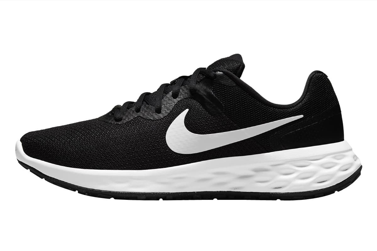 Nike Women's Revolution 6 Next Nature Road Running Shoes (Black/Iron Grey/White; Size 9.5 US)