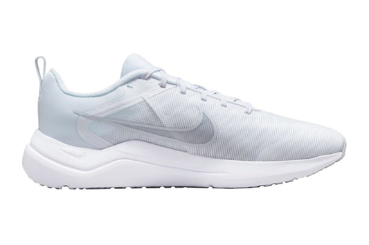 Nike Mens Downshifter 12 Running Shoes - White/Pure Platinum Size 12 US