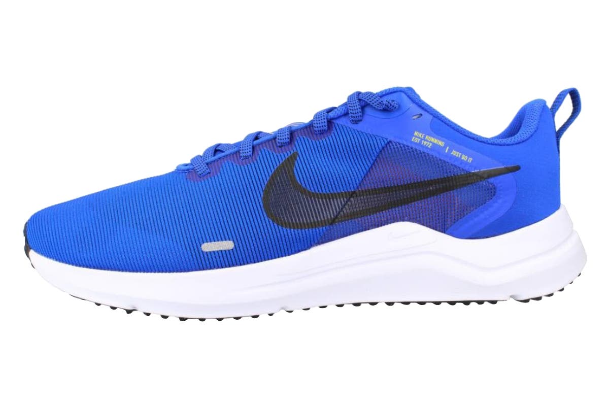 Nike Men's Downshifter 12 Road Running Shoes (Racer Blue/Black/High Voltage/Sundial; Size 9.5 US)