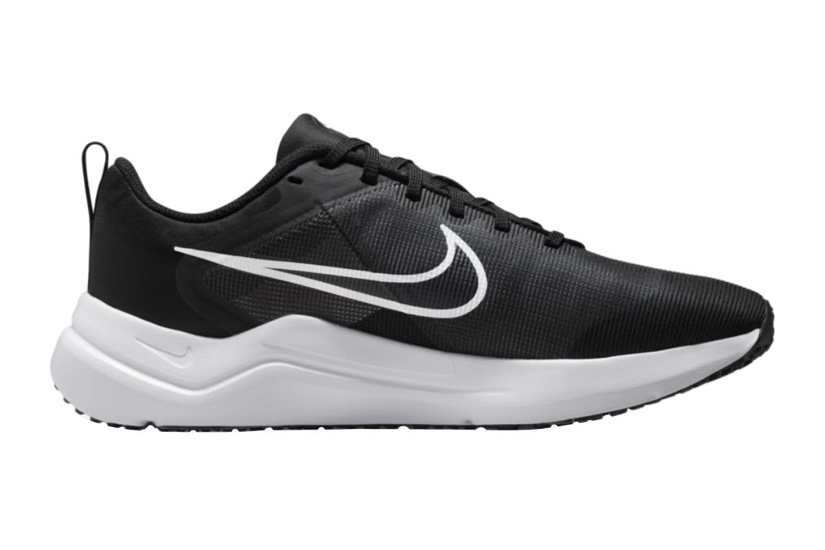 Nike Women's Downshifter 12 Running Shoes  - Black/White/Smoke Grey