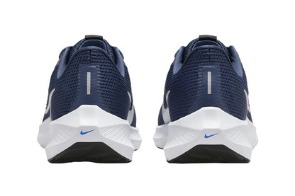 Nike Men's Air Zoom Pegasus 40 Road Running Shoes (Midnight Navy/Black/Racer Blue/Pure Platinum; Size 9.5 US)