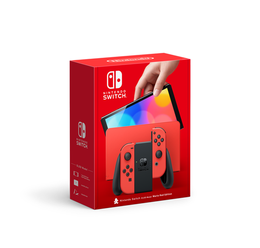 Nintendo Switch Console OLED Model Mario Red Edition