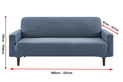 Ovela 3 Seater Sofa Cover (Navy)