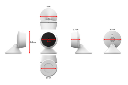 Kogan SmarterHome™ 3MP Indoor Security Camera with USB-C