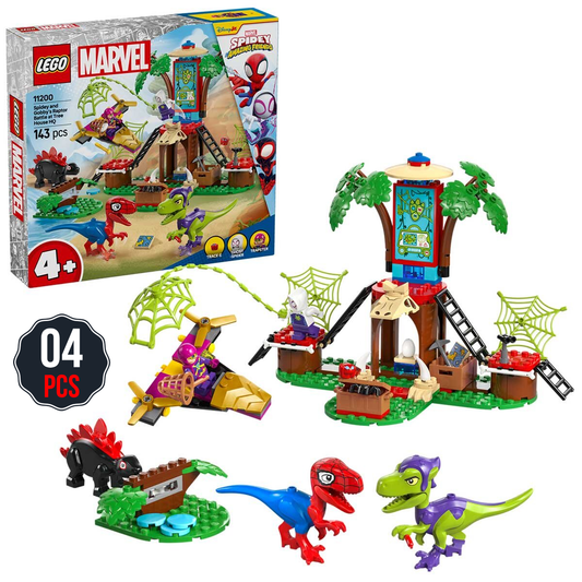 LEGO Marvel Spidey And Gobby’s Raptor Battle At Tree House HQ 11200 - Auzzistore