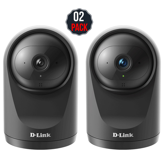 D-Link Compact Full HD Auto Tracking Pan & Tilt Wi-Fi Camera DCS-6500LHV2 2-Pack