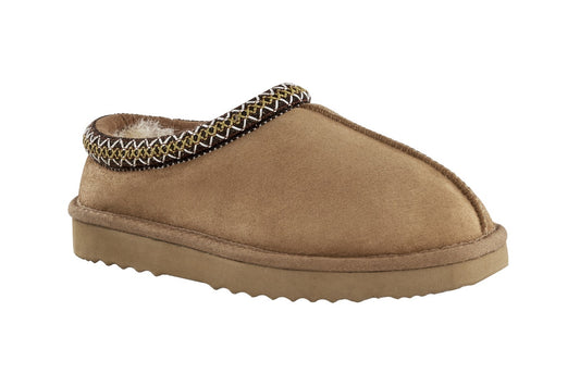 UGG Outback Premium Australian Sheepskin Braided Slip On Boot (Chestnut, Size 12M/13W US)
