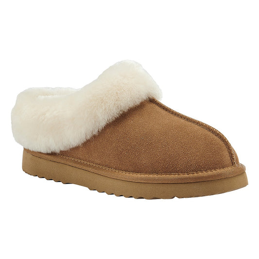 UGG Outback Premium Australian Sheepskin Fluffy Slip On Boot (Chestnut, Size 10M/11W US)