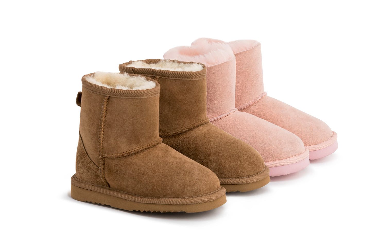 Outback UGG Kids Premium Double Face Sheepskin Classic Boot (Chestnut, 12-13 US/30 EU)