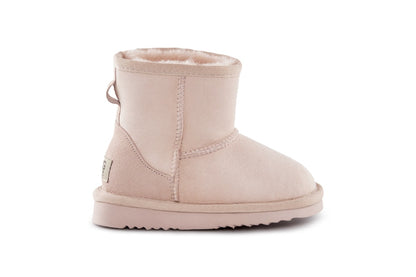 UGG Outback Kid's Premium Double Face Sheepskin Classic Boot  - Pink; Size 1-2 US)