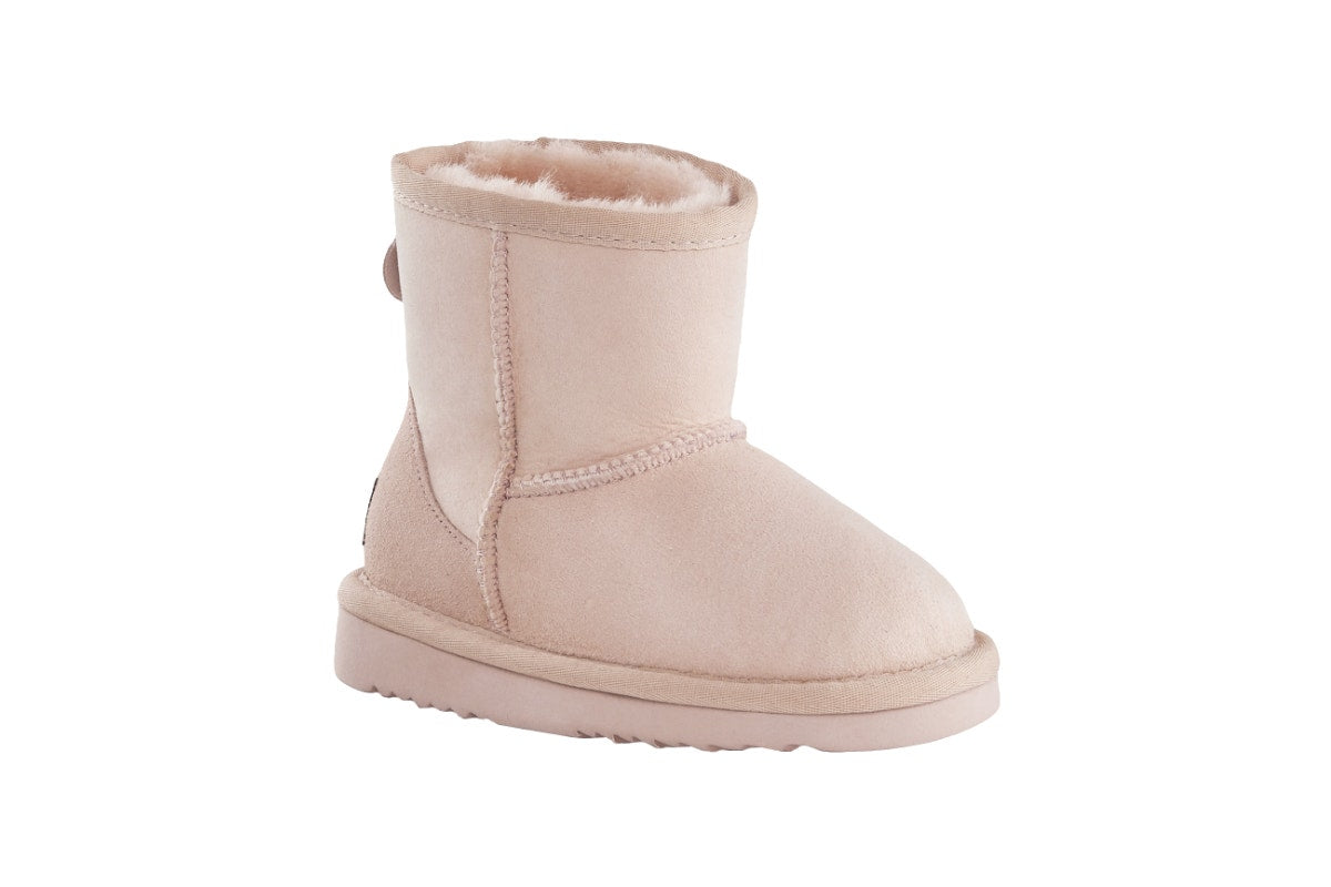 UGG Outback Kid's Premium Double Face Sheepskin Classic Boot  - Pink; Size 1-2 US)