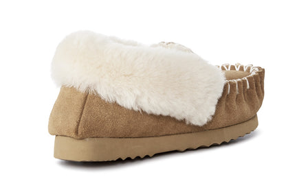 UGG Outback Premium Sheepskin Moccasin Slipper (Chestnut, Size 13M/14W US)