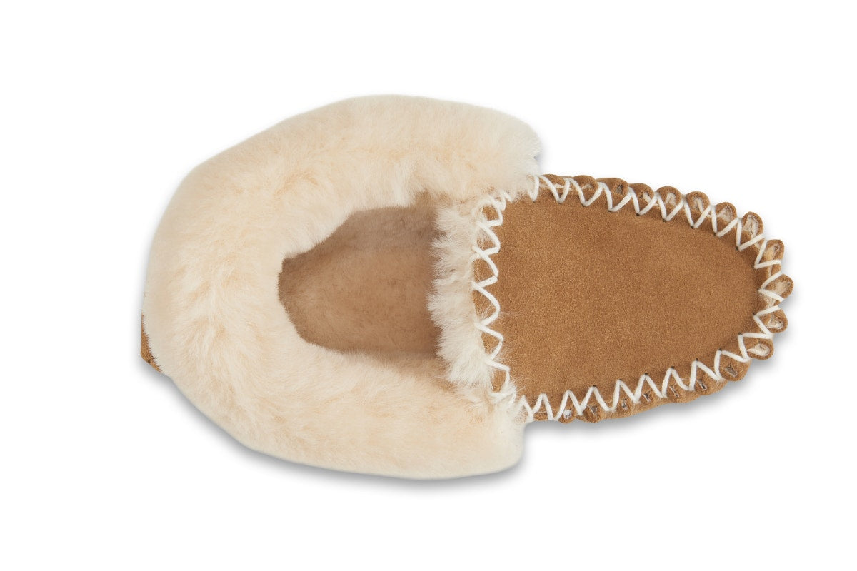 UGG Outback Premium Sheepskin Moccasin Slipper (Chestnut, Size 13M/14W US)