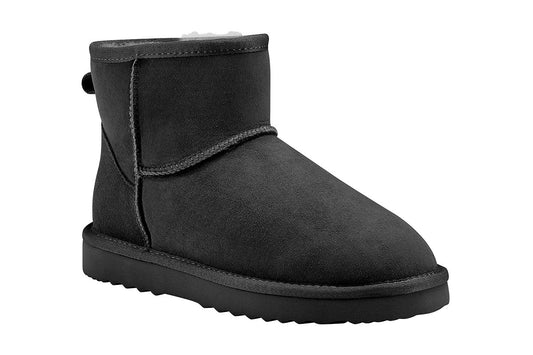 UGG Outback Premium Australian Sheepskin Mini Classic Boot (Black, Size 13M/14W US)