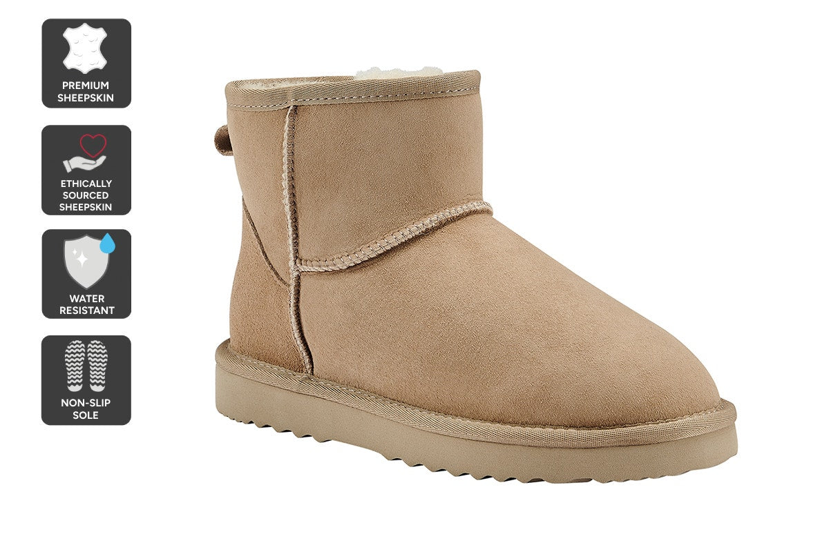 UGG Outback Premium Sheepskin Mini Classic Boot Sand – Auzzi Store