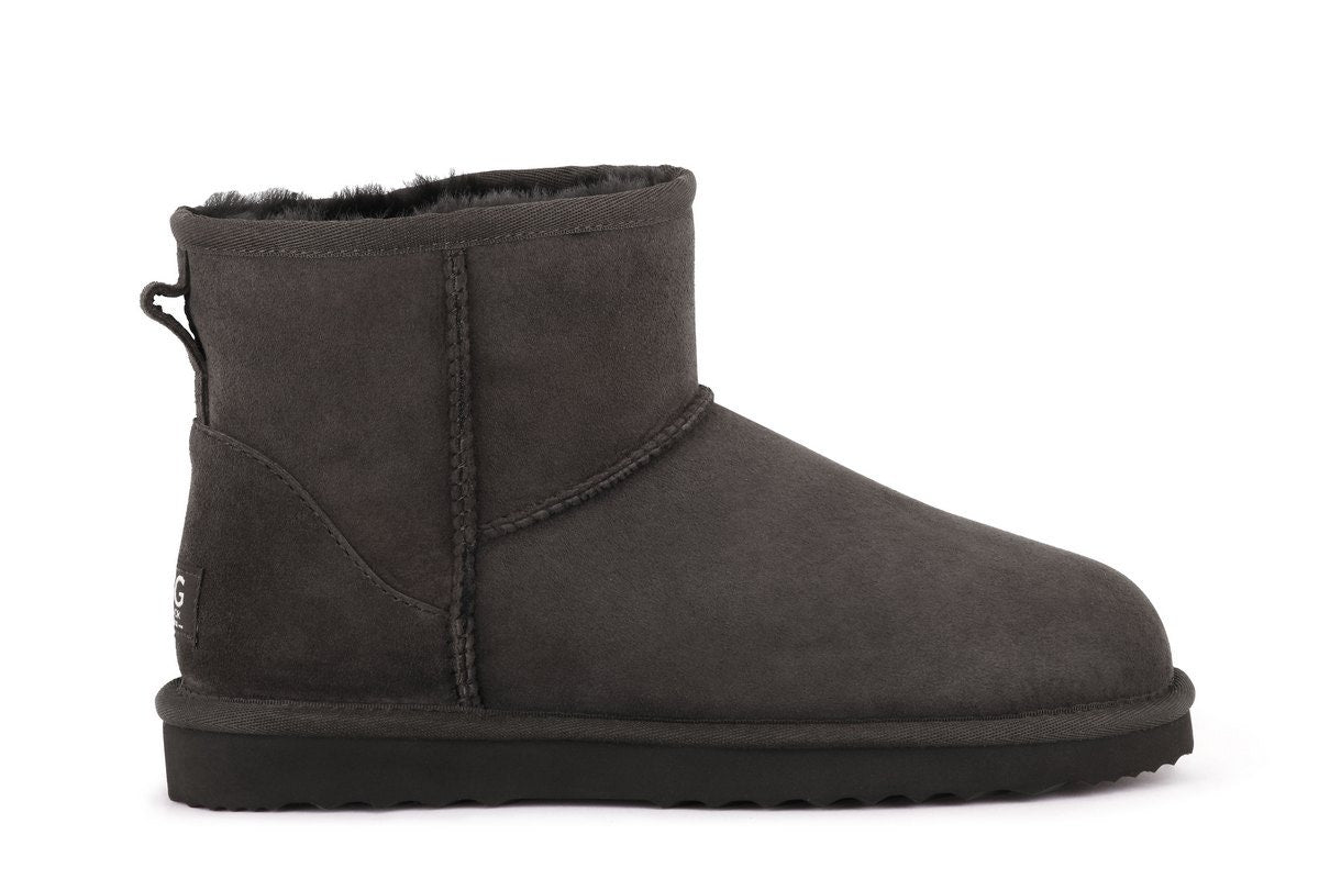 UGG Outback Unisex Premium Double Face Sheepskin Mini Classic Boot  - Chocolate; Size 8M/9W US)