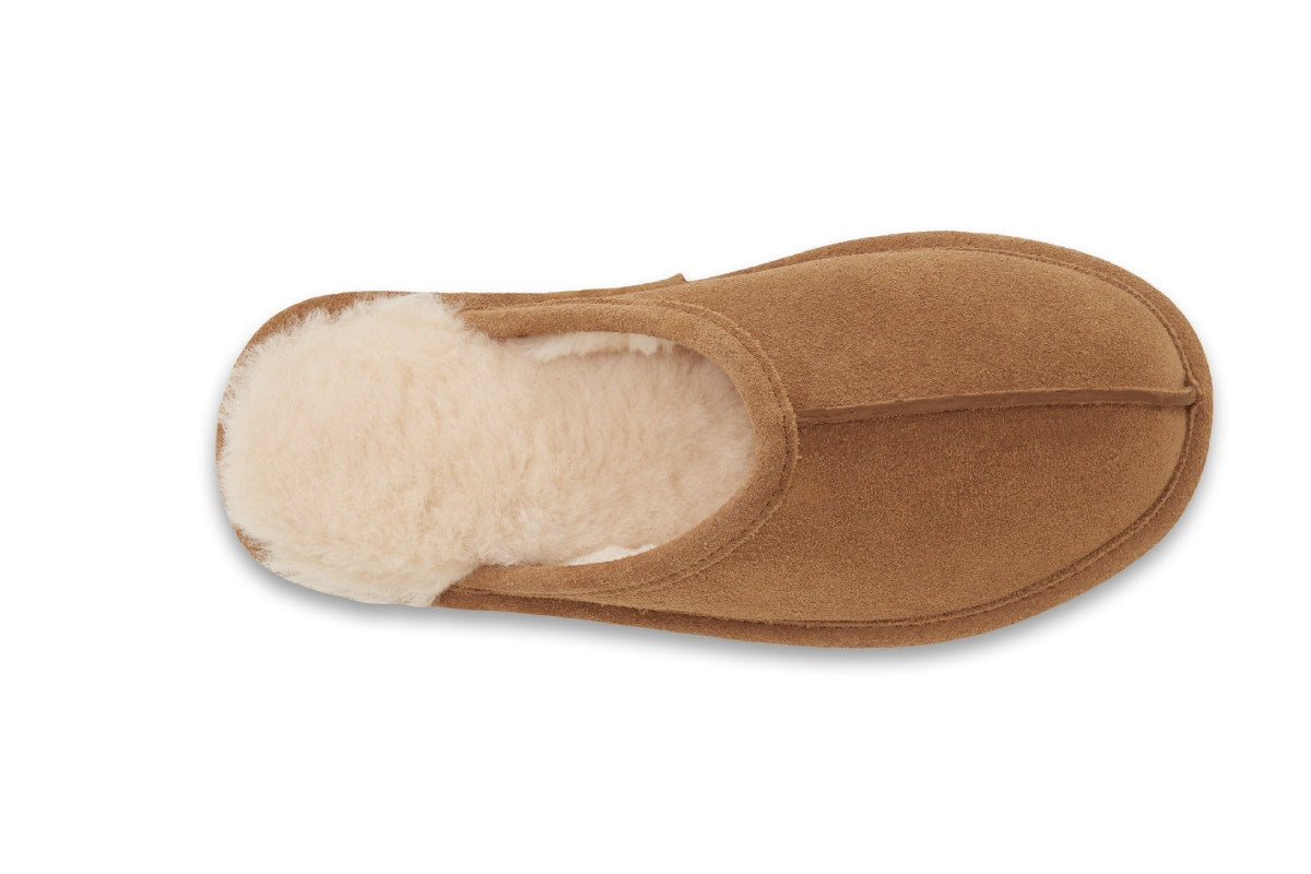UGG Outback Premium Australian Sheepskin Scuff Slipper (Chestnut, Size 9M/10W US)