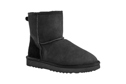 UGG Outback Premium Double Face Sheepskin Short Classic Boot  - Black; Size 13M/14W US)